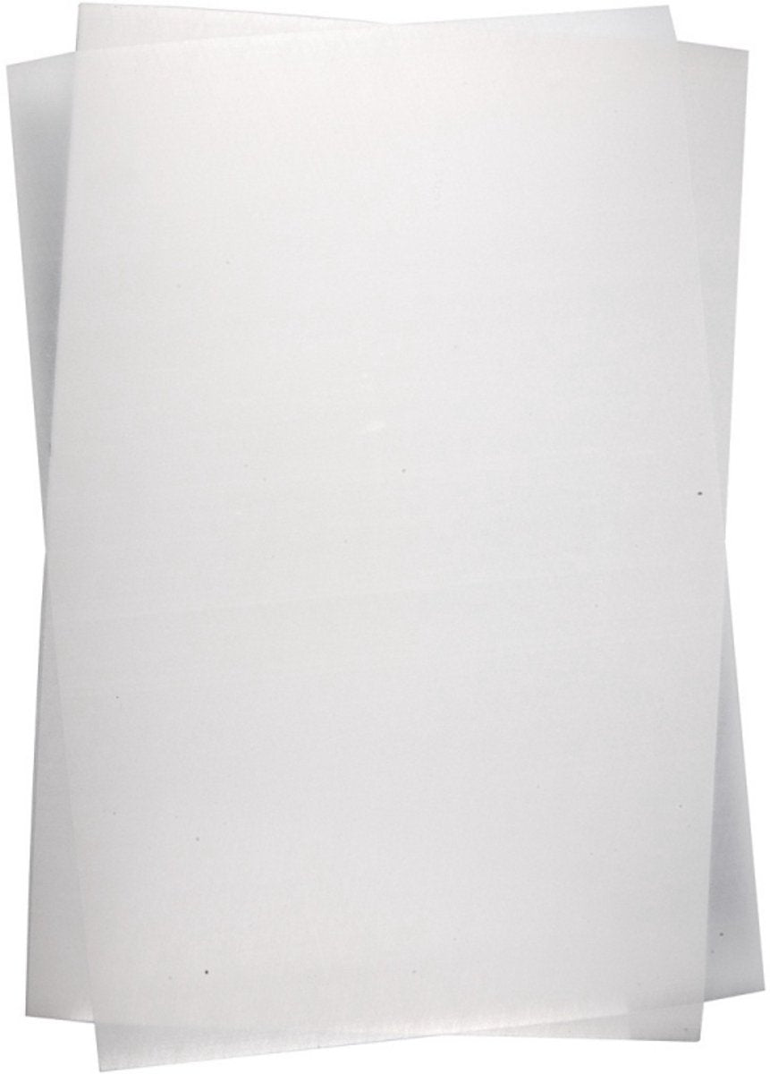 Schrumpffolie - Matt Transparent, 10 Blatt