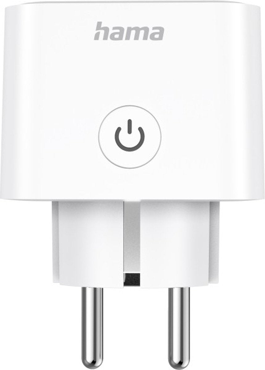 Hama Smart-WLAN-Steckdose – 3680 W – Matter – mit Energiezähler – Weiß