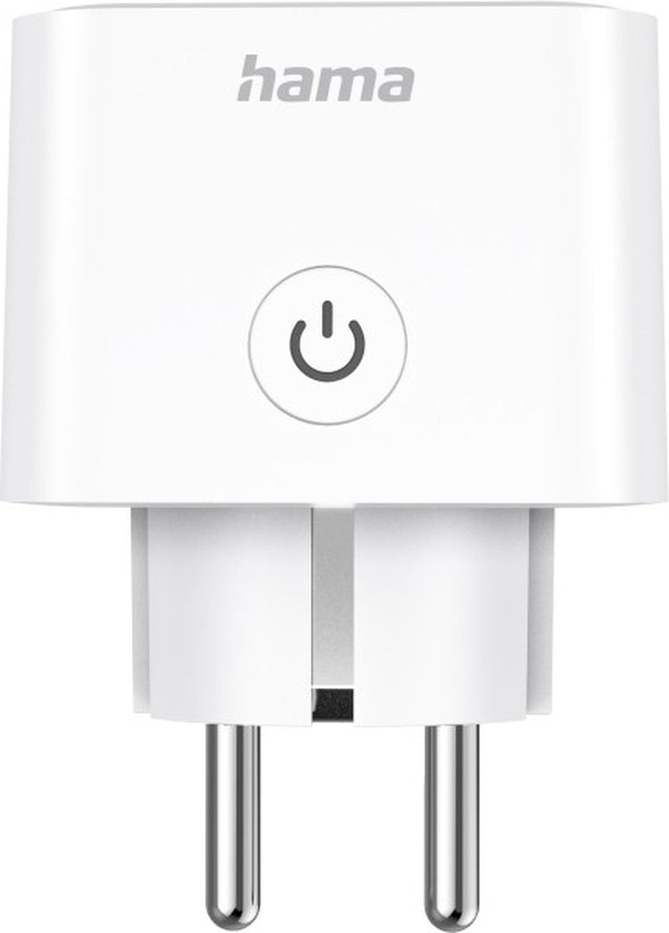 Hama Smart-WLAN-Steckdose – 3680 W – Matter – mit Energiezähler – Weiß