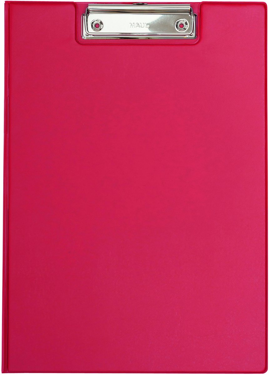 Maul Klemmbrettmappe A4 stehend aus PVC mit roter Stiftschlaufe