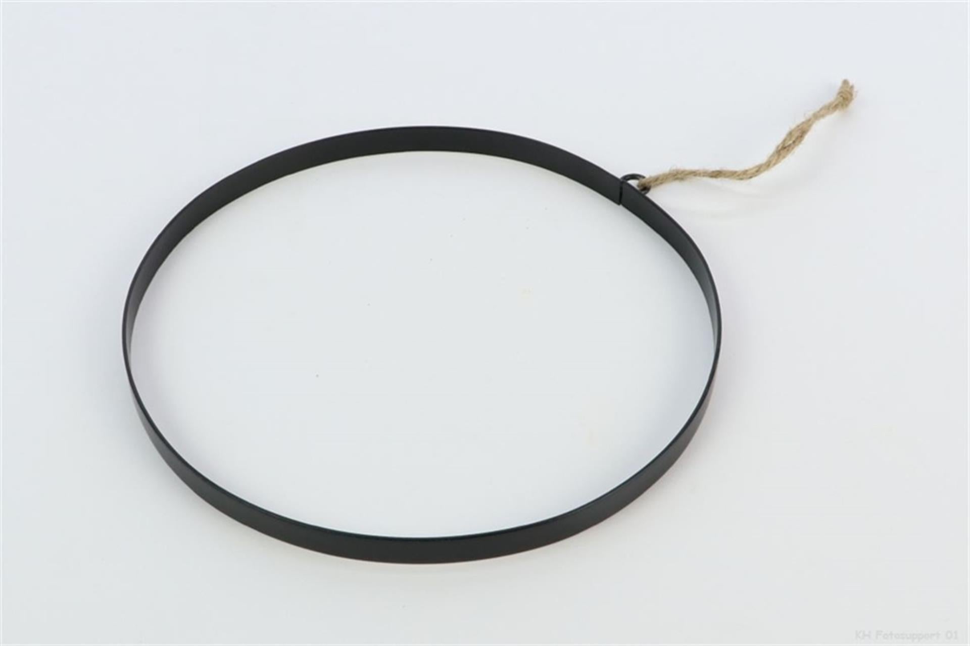 HBx natürlicher Wohnring florales Metall ø35cm