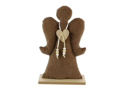 Hbx natürliche lebende Statue Engel Textil 15,5 x 6 x 25,5 cm