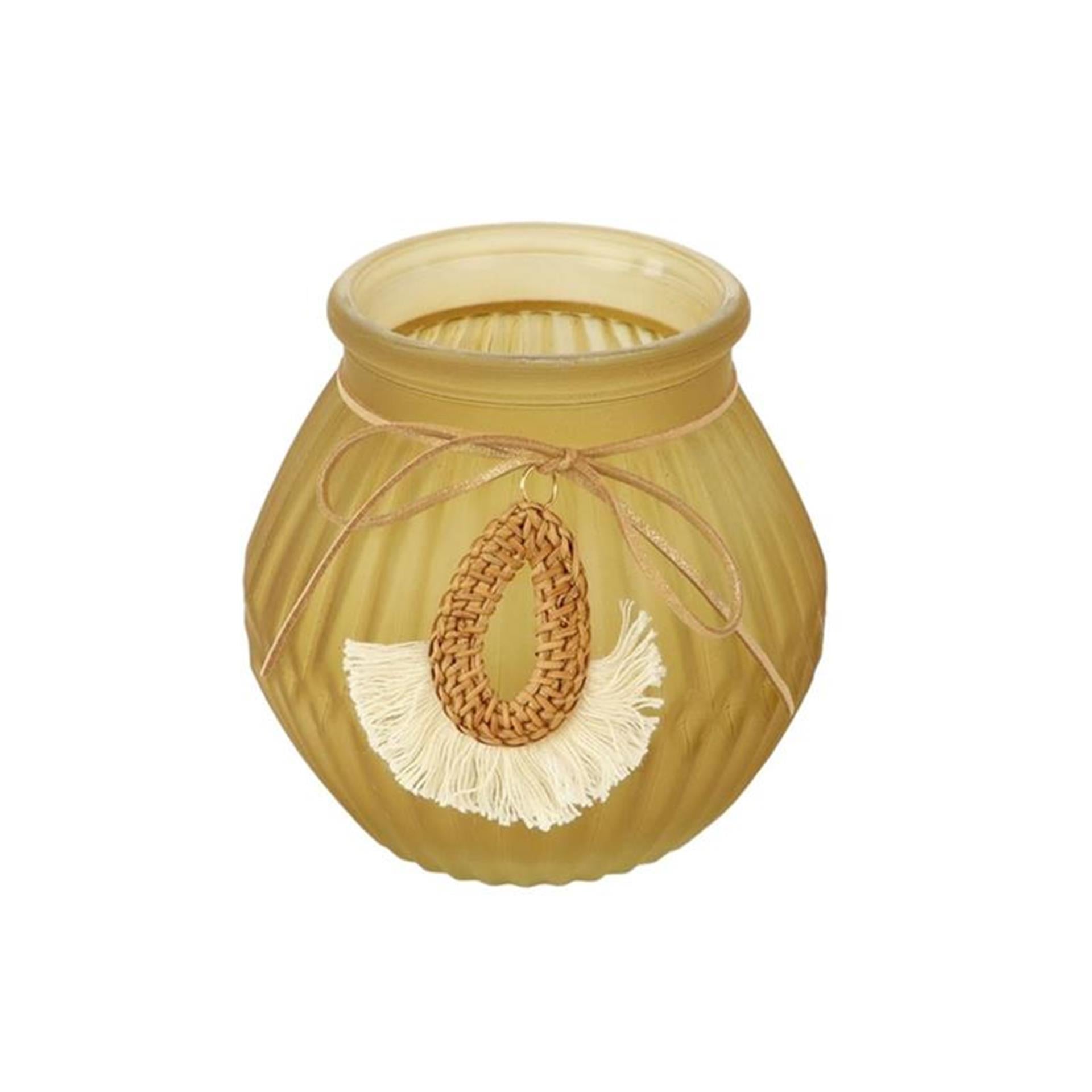 Hbx Natural Living Teelichthalter mit Anhänger ø12xh12cm
