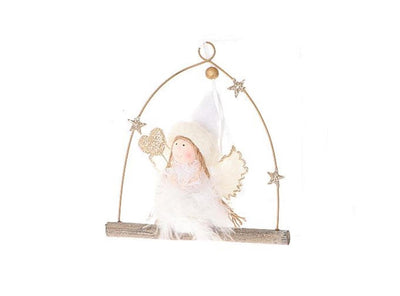 Hbx Natural Living Anhänger Engel Ada 15x5xh17,5cm