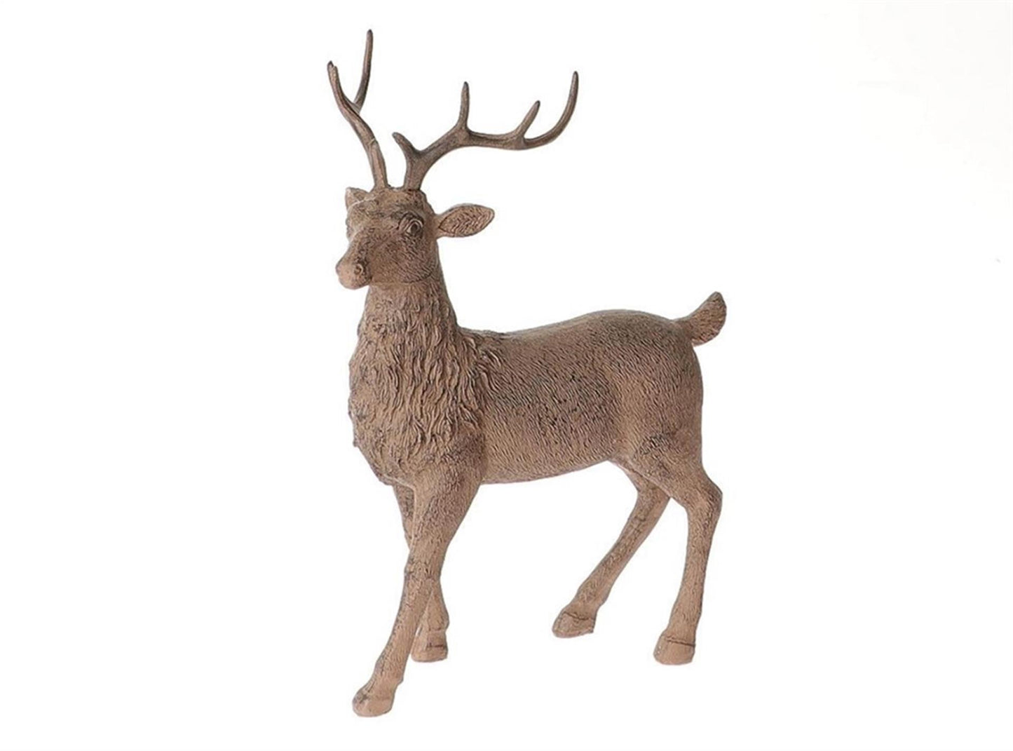 Hbx natürliche lebende Statue Rentier 14x9x20cm braunes Poly