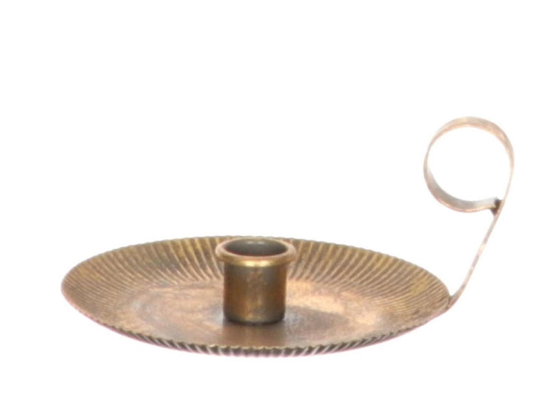 Hbx Natural Living Kerzenständer Metall Gold ø19,5xh9cm