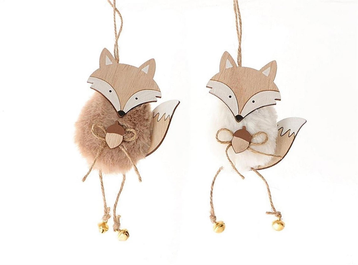 Hbx Natural Living hängender Deko-Fuchs 24x9x3cm