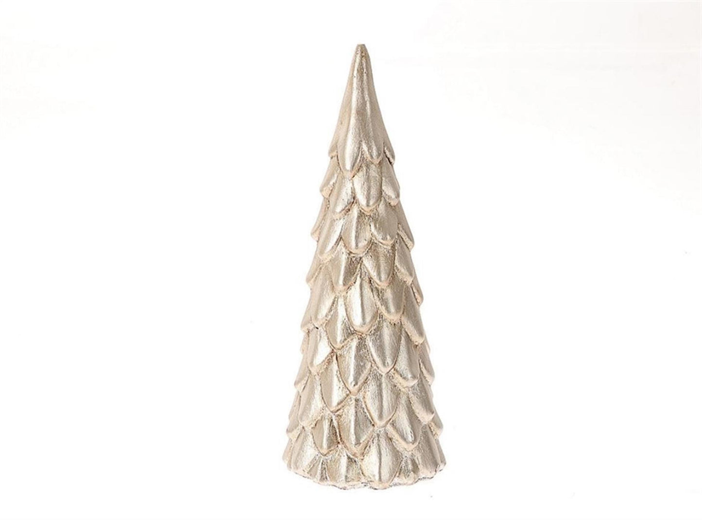HBx natürliche lebende Statue Weihnachtsbaum Wald 9,5x8x23cm Silber