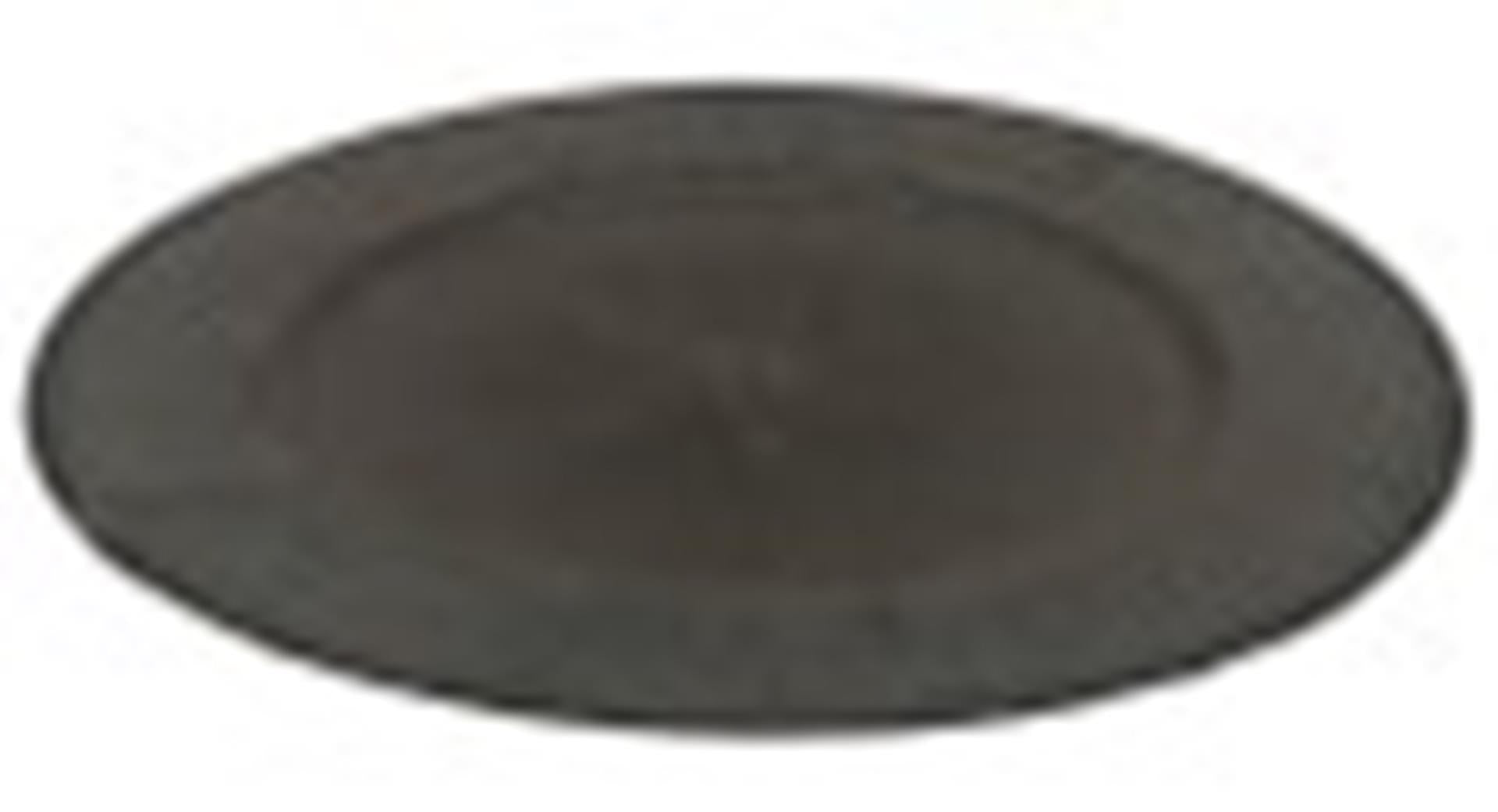 Hbx Natural Living Grundplatte Melamin ø20xh2cm grau