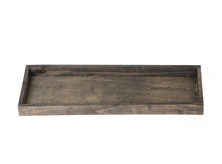 HBx Natural Living Tablett Firmiana 20x60cm schwarz