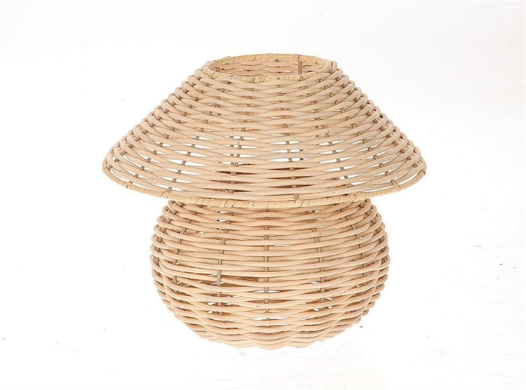 Hbx natürliche lebende Laterne aus Schilfrohr in Lampenform 26,5 x 22 cm