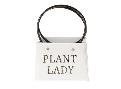 HBx Natural Living Blumentopf Metall Plantlady