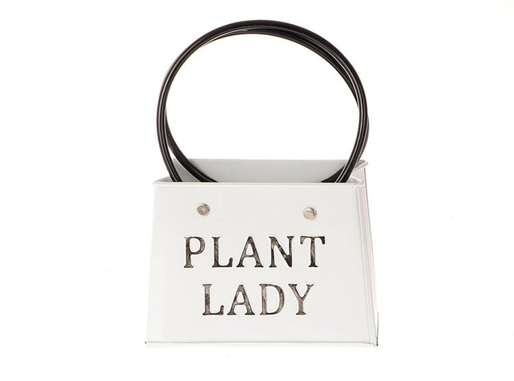 HBx Natural Living Blumentopf Metall Plantlady