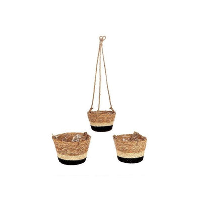 Hbx Natural Living Pendelleuchte Makka Set a 3 ø14 ø16 ø18cm