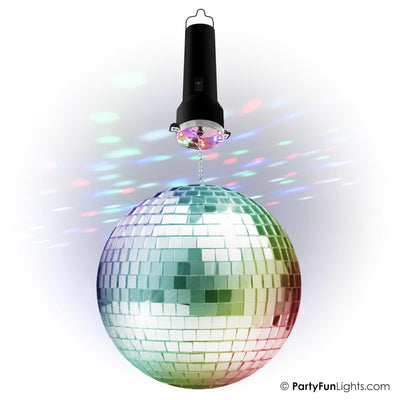 Partyfun Lichter Disco-Kugel 20cm LED mehrfarbig