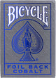 Bicycle Metalluxe Cobalt Rider Back – Premium-Spielkarten – Poker – Kaltfolien-Finish – Sammlerstück