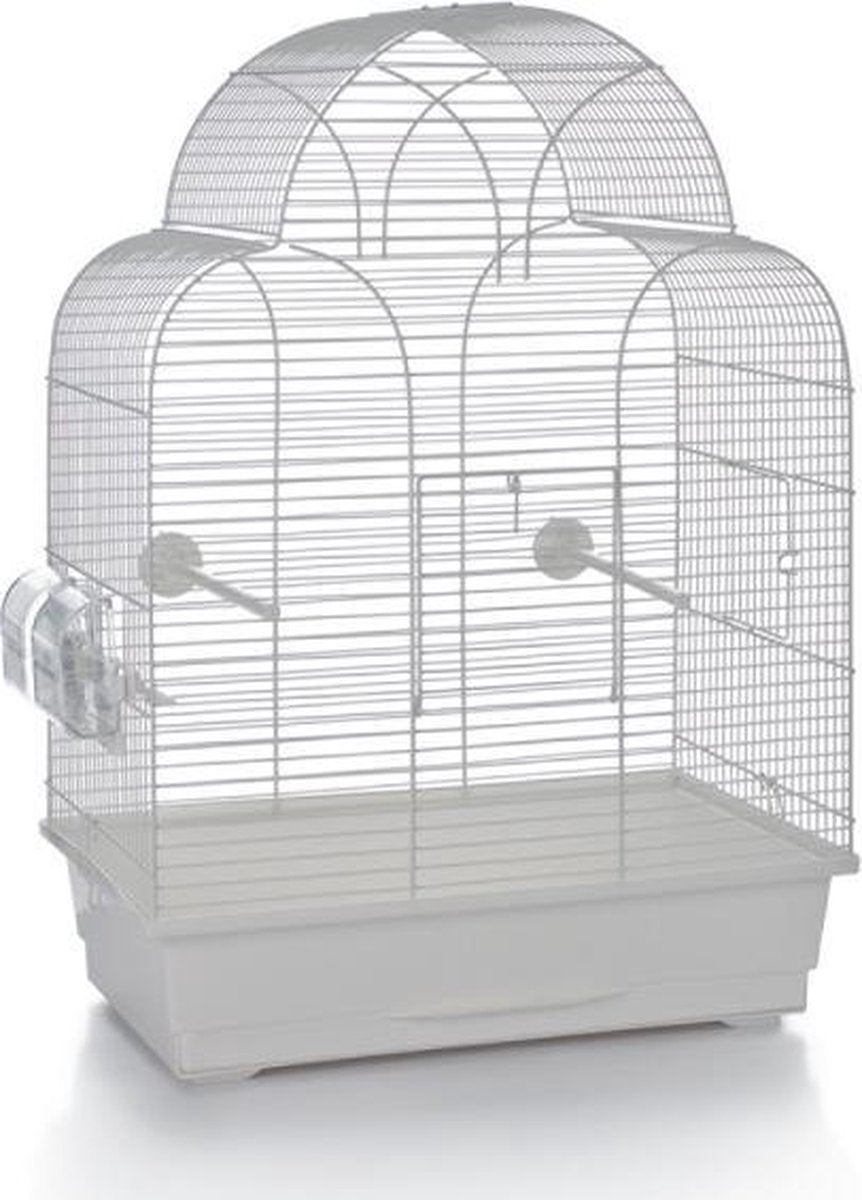 Beeztees Sonia – Vogelkäfig – weiß – 45 x 28 x 63 cm