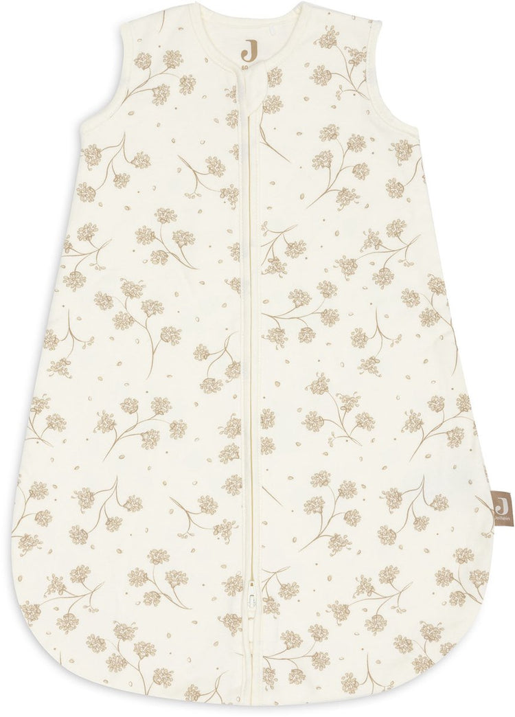 Jollein Neugeborenenschlafsack Baby ärmellos 60 cm – Jersey – Blätterträume