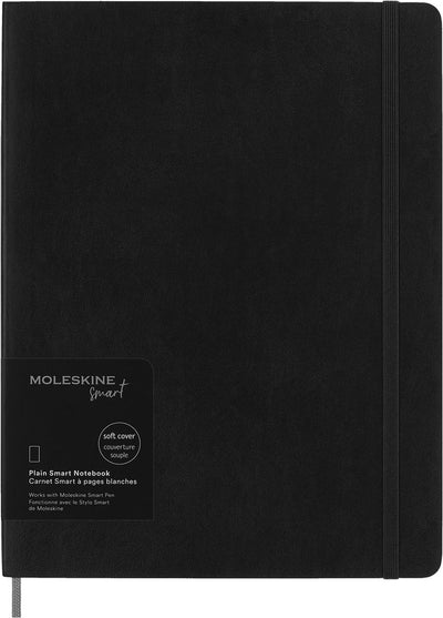 Moleskine-Notizbuch – Smart Collection – XL – Softcover – blanko – Schwarz