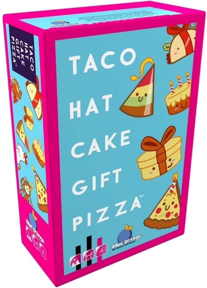 Geronimo Spiele Blau Orange Kartenspiel Taco Hut Kuchen Geschenk Pizza