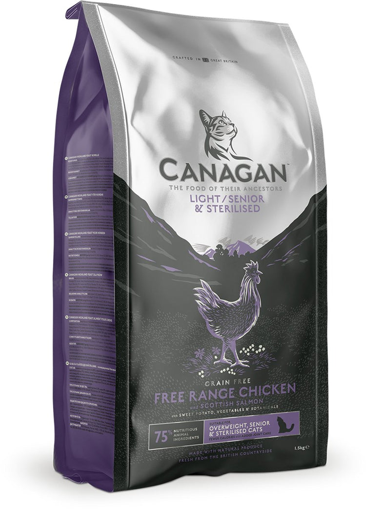 Canagan-Serie – Trockenfutter für Katzen – Nadwaga Senior sterilisiert – 4 kg