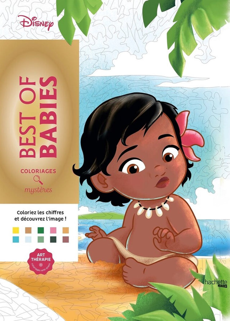 Hachette-Helden Disney Coloriages Mystères – Das Beste aus Babys – Malen nach Zahlen – Hachette – Malbuch für Erwachsene