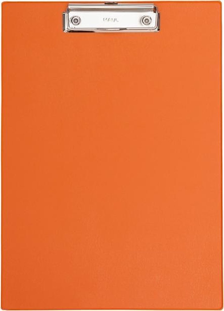 Maul 12 x Klemmbrett - A4 Hochformat - Neon Orange - Vorteilsset