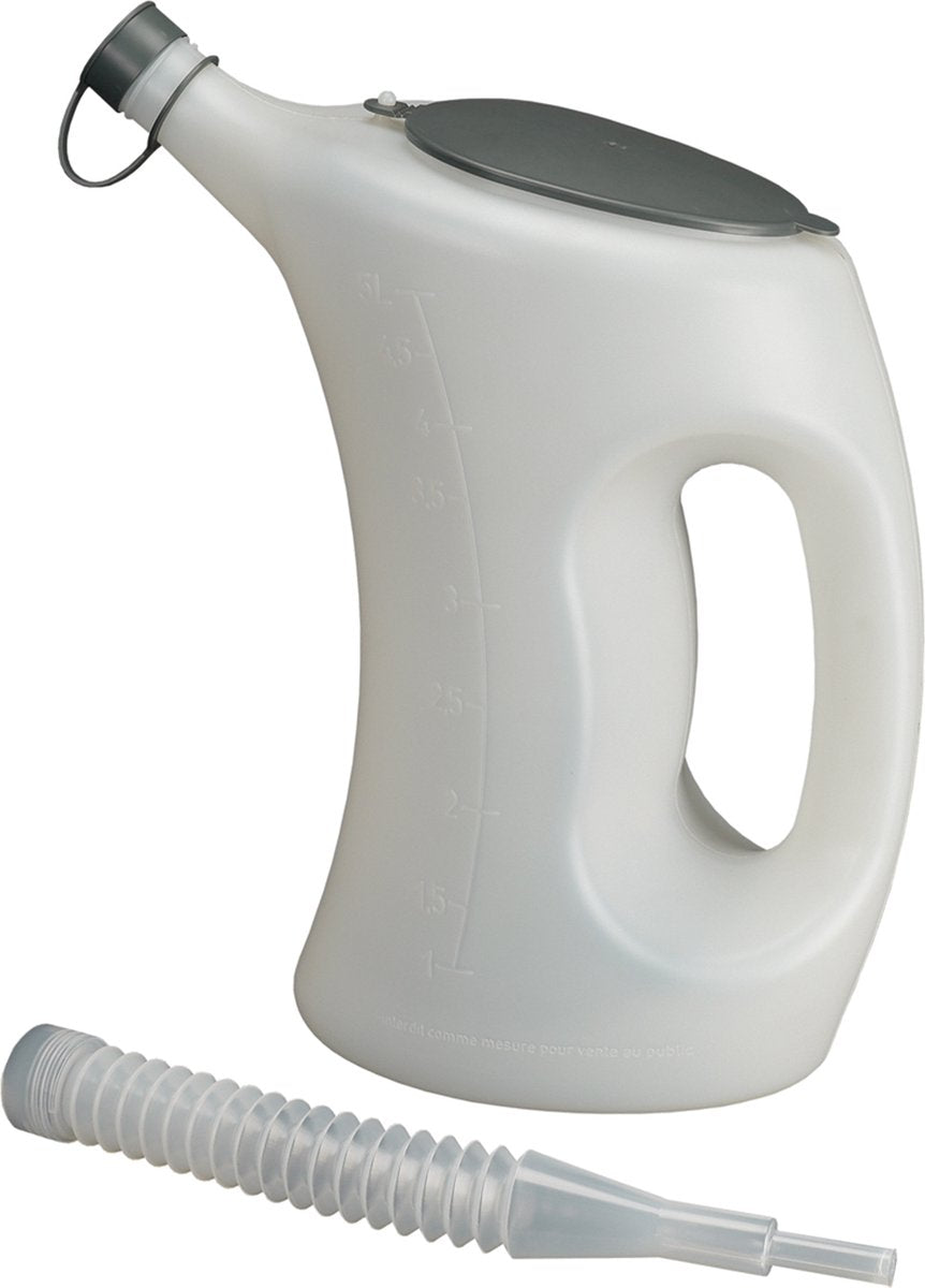 Pressol-Krug 5l mit Deckelkappe und flexiblem Auslauf