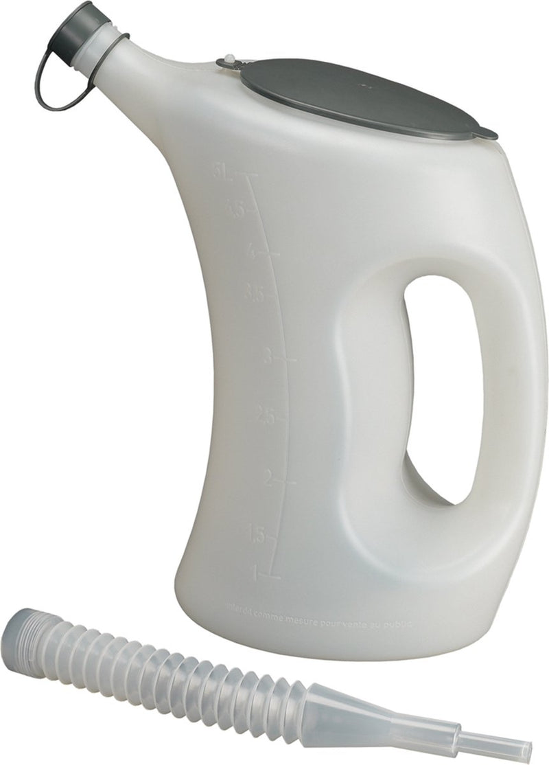 Pressol-Krug 5l mit Deckelkappe und flexiblem Auslauf