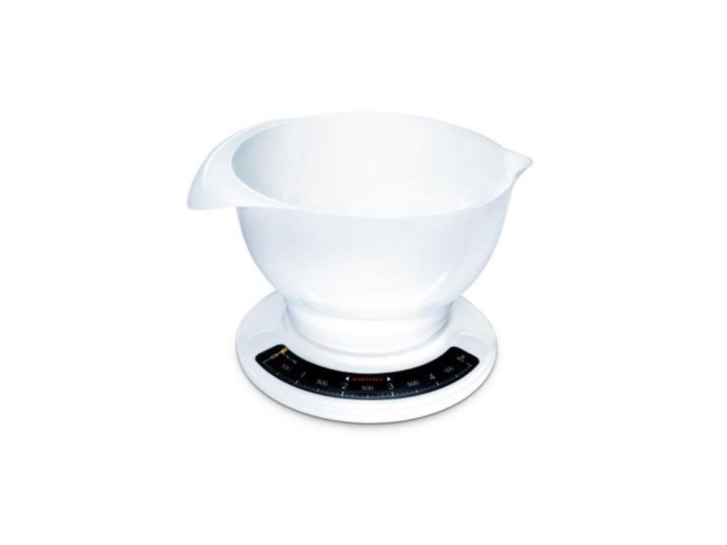 Soehnle Soehnle 65054 Culina Analog Küchenskala mit Mischschüssel 2,5 l Weiß