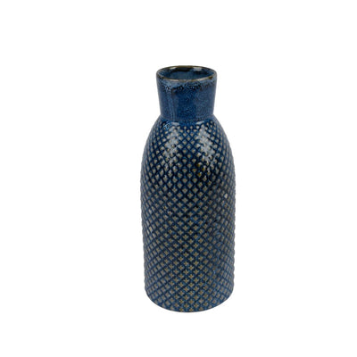 Decoris Vase Porzellan H26,5cm blau