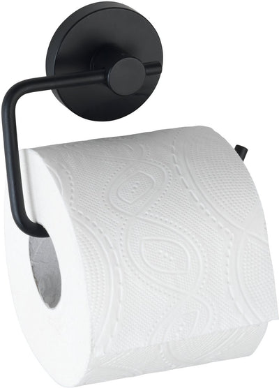 Wenko 1069603 - vac.loc Toilettenpapierrolleh.milazzo schwarz. | 1 Stk