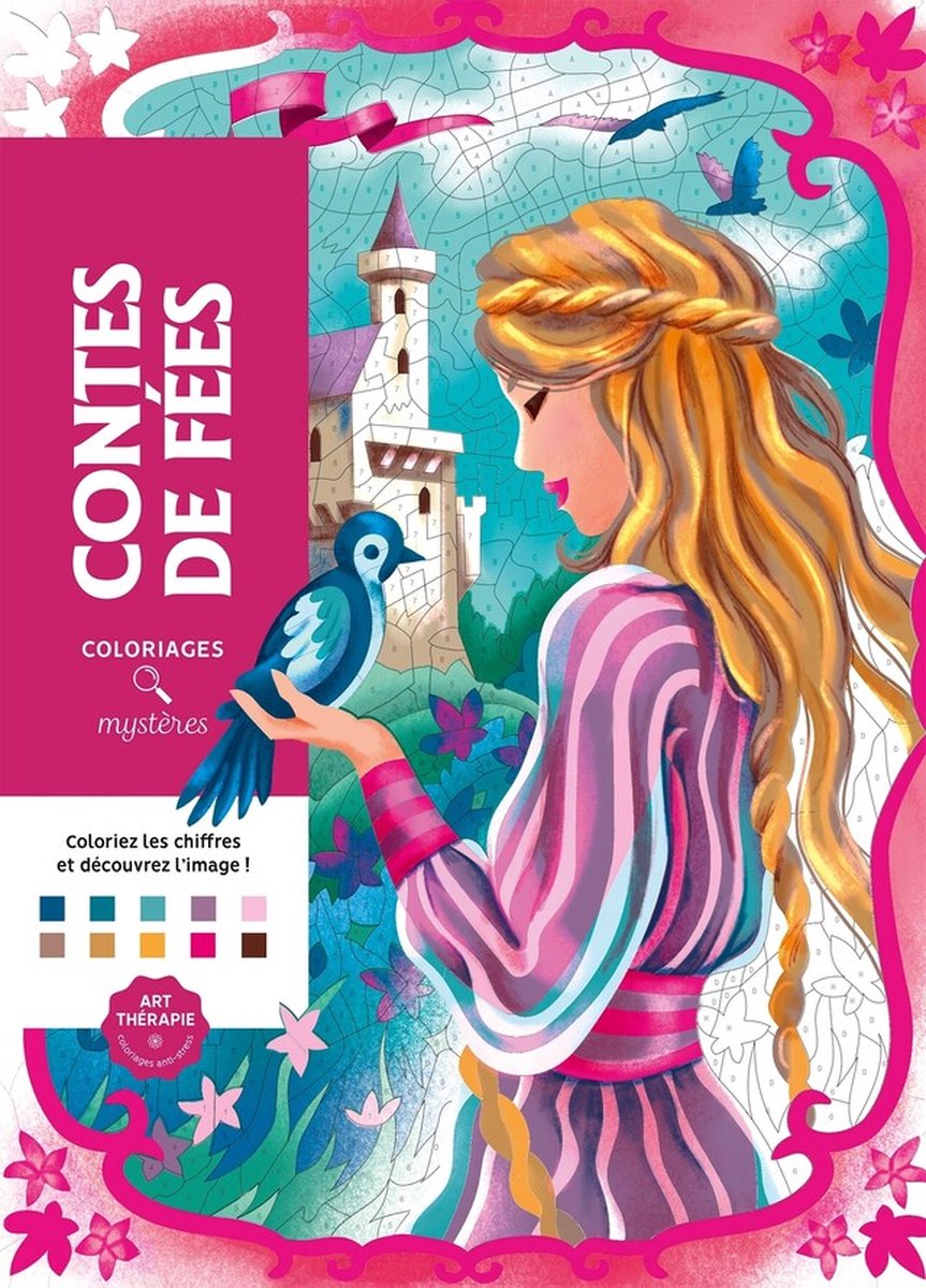 Hachette Heroes Disney Coloriages Mystères Contes de Fées – Malen nach Zahlen Malbuch für Erwachsene –
