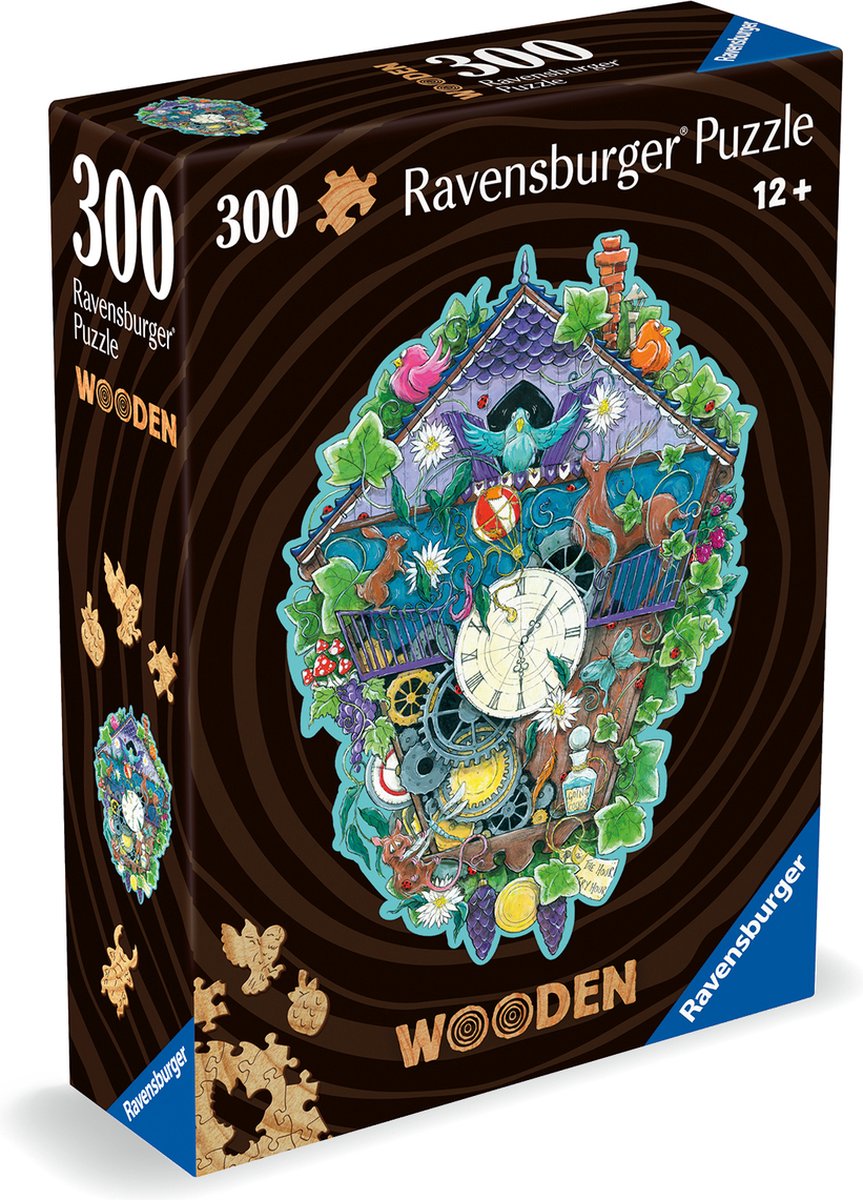 Ravensburger Holzpuzzle -Kuckucksuhr, 300st.