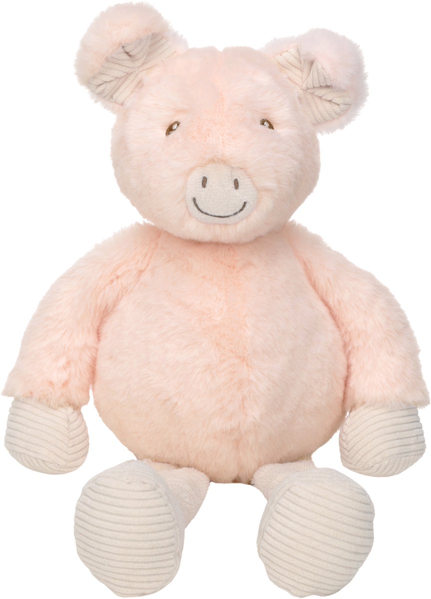 Happy Horse Schwein schickes Kuscheltier 40 cm – rosa – Baby-Kuscheltier