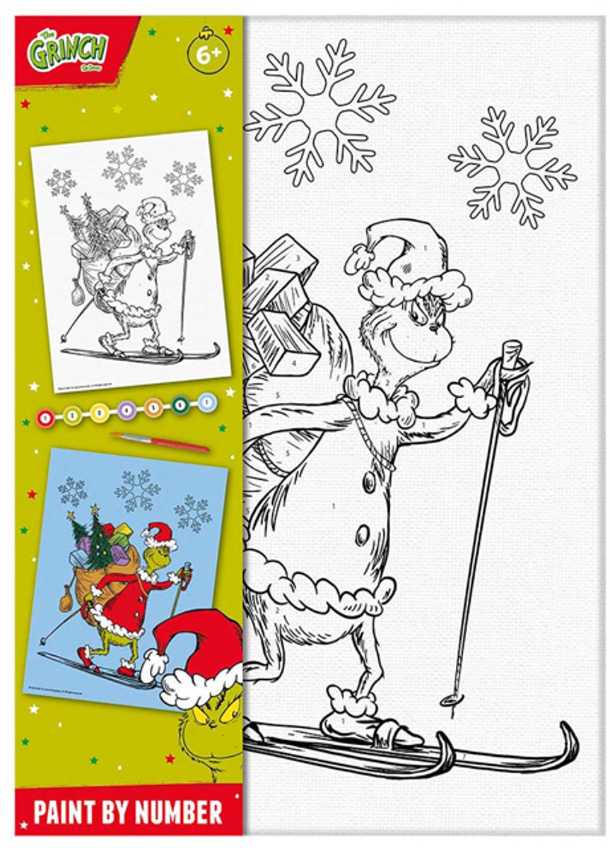 Gemälde nach Zahlengrinch