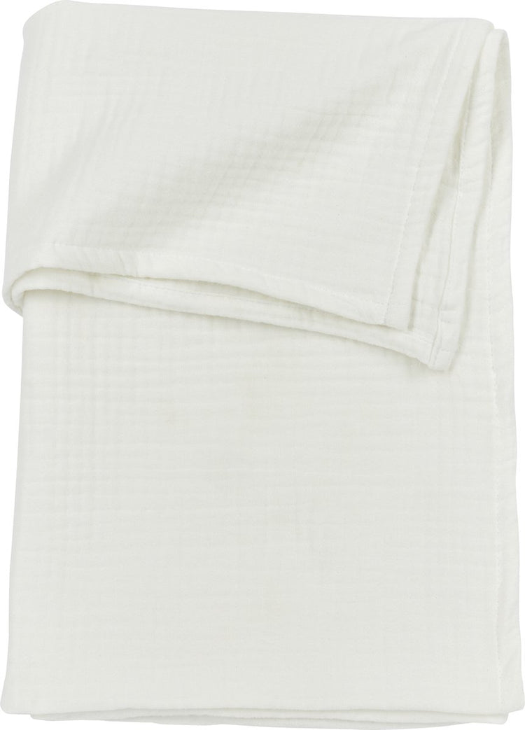Meyco Baby-Uni-Bettlaken – vorgewaschen, hydrophil – gebrochenes Weiß – 75 x 100 cm – 0,3 Tog