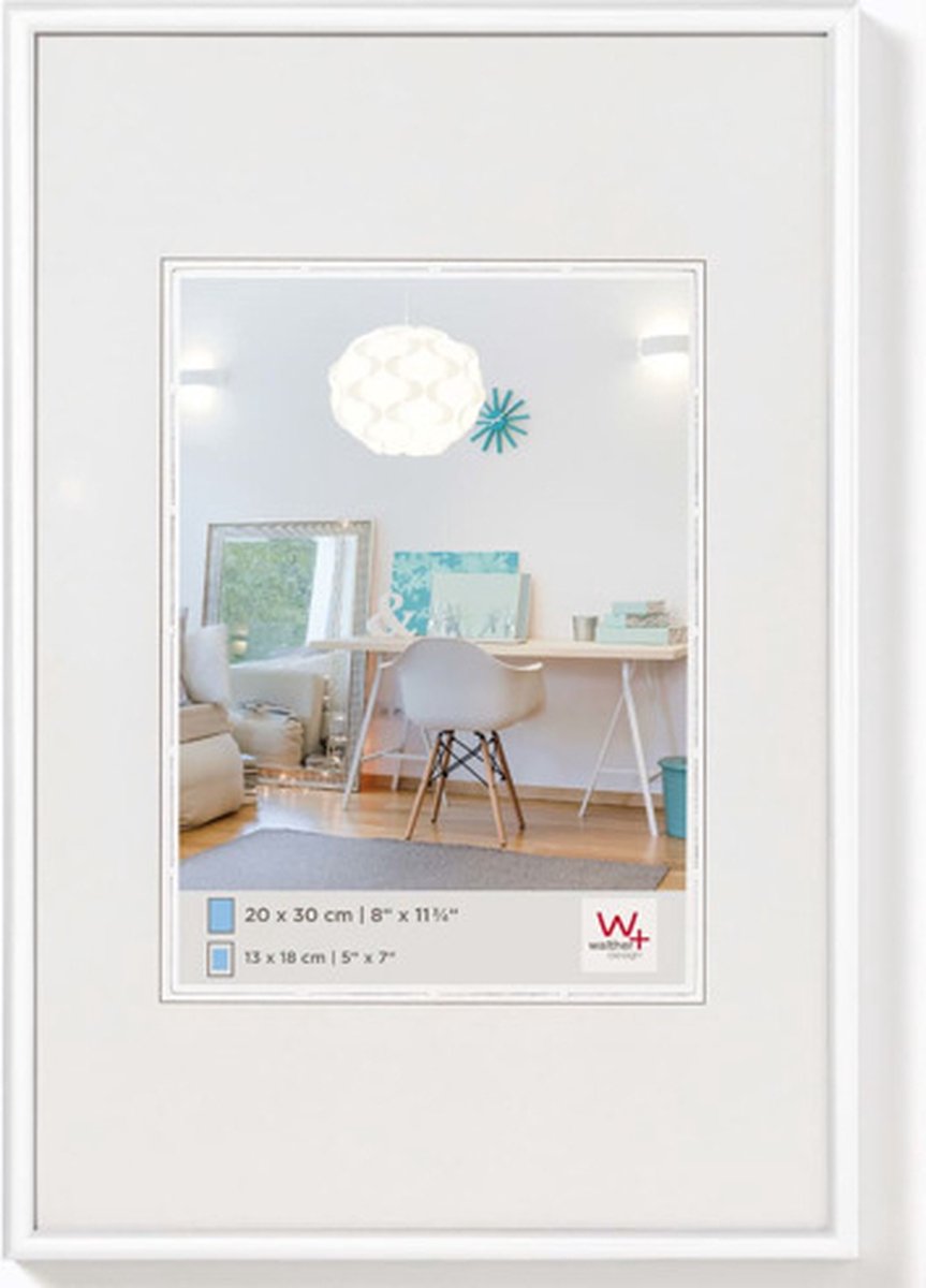 Walther New Lifestyle - Kunststoffrahmen - Fotogröße 40x50 cm - Weiß