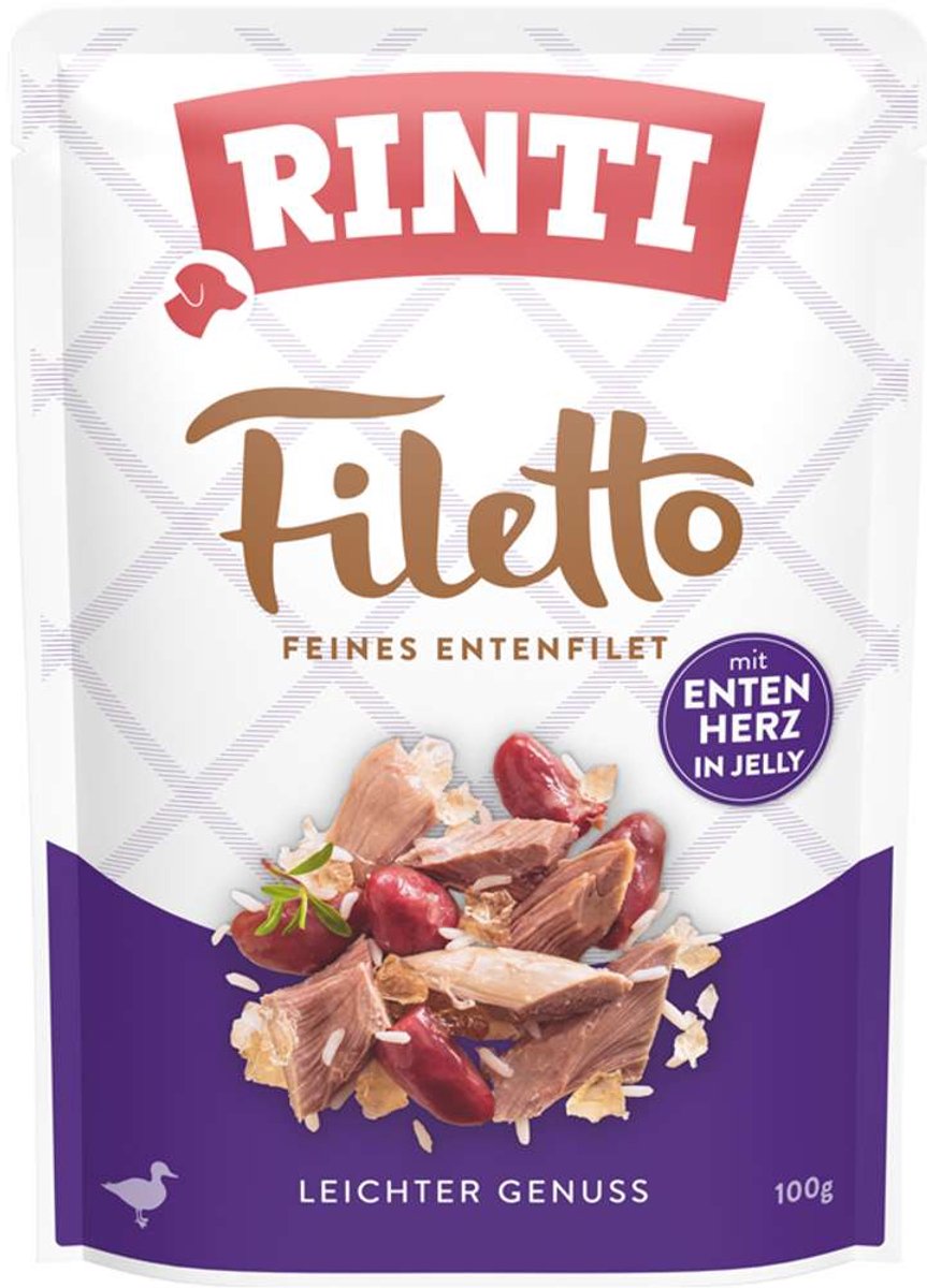 Rinti - Filetto-Beutelgelee 24x100g - Entenherz in Gelee