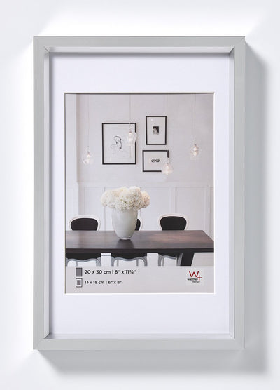 Walther Steel Style - Kunststoffrahmen - Fotogröße 30x40 cm - Silber