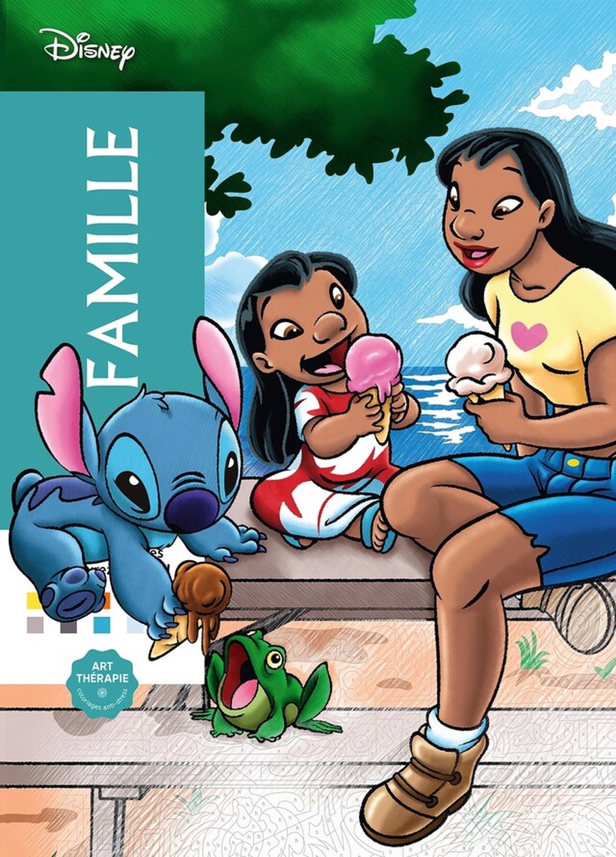 Hachette Helden Disney Coloriages Mysteres Familie – Malbuch nach Zahlen