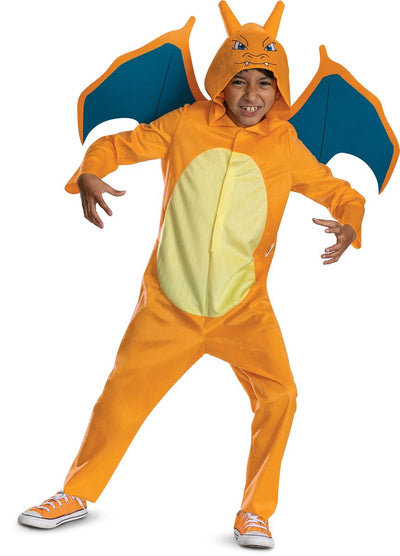 Disguise Pokémon Glurak, klassisches Kinderkostüm, Größe S (4–6 Jahre)