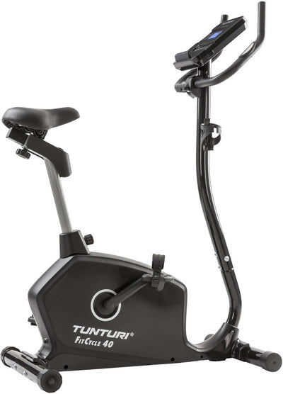 Tunturi Heimtrainer fitcycle 40i – Heimtrainer Fahrrad – Heimfitnessfahrrad – Bluetooth – 16 Widerstandsstufen – 23 Programme – Herzfrequenzsensoren – inkl. kostenlose App