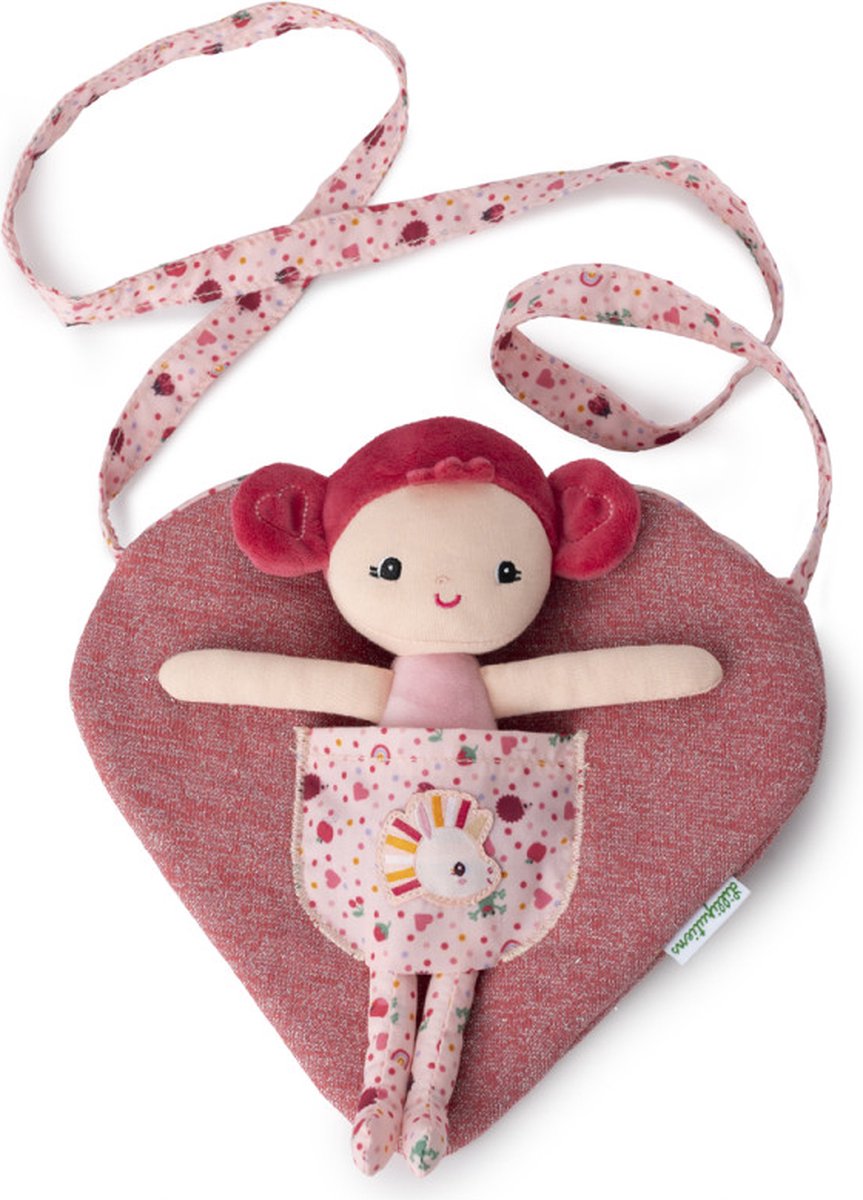 Lilliputiens – Aline-Puppe – herzförmige Handtasche