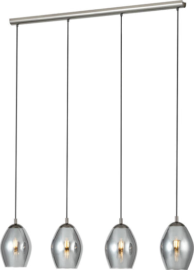 Eglo Estanys Hängelampe – E27 – 113 cm – Rauchglas – Grauschwarz