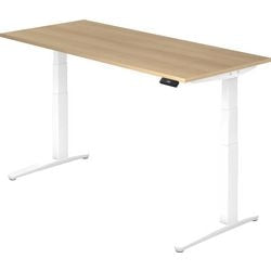Bach Sitz-Steh-Schreibtischhammer VXBHM19 E WW Braun 1800 mm x 800 mm x 720 mm