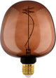 Eglo LED-Lampe - E27 - ø 12,5 cm - G125 - Cognac - 2000k - dimmbar
