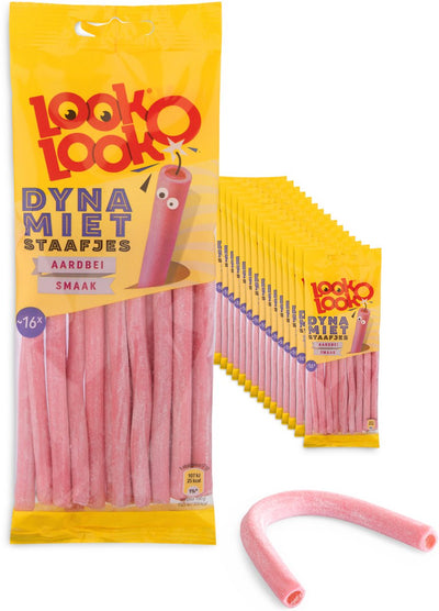 Look o Look Dynamitstangen Erdbeere (15x 110gr)
