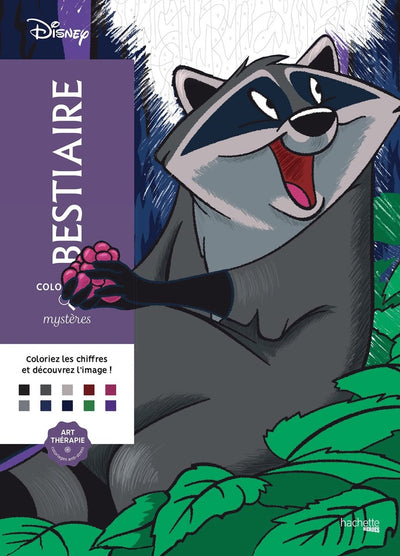 Hachette Heroes Coloriages Mystères Disney – Bestiarium – Malen nach Zahlen Malbuch für Erwachsene – Hachette