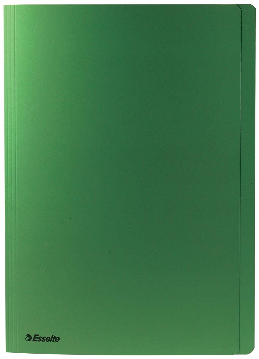 Esselte-Aktenordner im Folioformat im grünen Format
